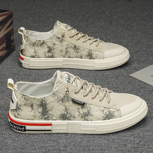 รองเท้าผ้าใบลำลองบุรุษกันลื่นกันน้ำทนต่อการสึกหรอสบายระบายอากาศได้น้ำหนักเบาพื้นนุ่มอินเทรนด์ฤดูร้อนฤดูใบไม้ร่วง - Product Image 1