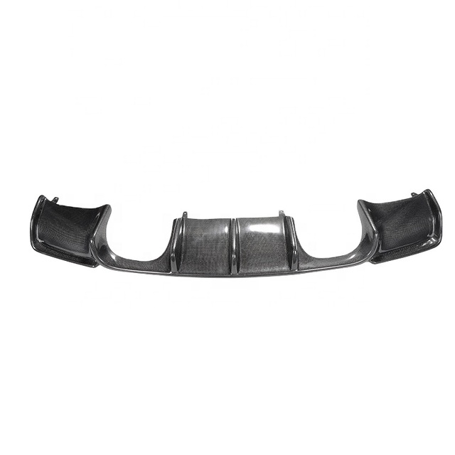 Rear Diffuser Car Exterior Accessories Carbon Fiber Rear Bumper Diffuser Lip Spoiler for BMW E92 V Style