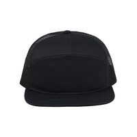 Gorra Snapback Personalizada de 7 Paneles, 100% Algodón, Visera Plana, Gorra Trucker de Malla, Etiqueta Privada, Gorras Estructuradas de Hip Hop para Línea de Ropa