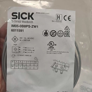 Neuf, d'origine allemande, interrupteur de proximité inductif SICK IM05-0B8PS-ZW1 6011591 en stock. - Product Image 4