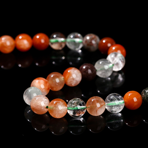 Perles de <span class=keywords><strong>quartz</strong></span> <span class=keywords><strong>naturel</strong></span> JD 4mm 6mm 8mm 10mm, pierres précieuses en vrac, <span class=keywords><strong>quartz</strong></span> <span class=keywords><strong>fantôme</strong></span> multicolore, taille brillant rond, pour la fabrication de bijoux - Product Image 2