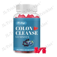 Julong OEM 15 jours de nettoyage du côlon Gommes végétaliennes nettoyant l'intestin pour le corps naturel 15 jours de nettoyage du côlon Gommes de désintoxication
