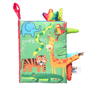 Livres pour enfants <span class=keywords><strong>Livre</strong></span> en tissu 3D queue d'animal en tissu doux pour bébé-Jouet d'éducation précoce - Product Image 6