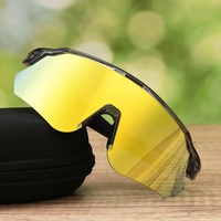 Propre brevet TR90 demi-monture grande lentille vélo de route de montagne UV400 vélo de sport cyclisme Baseball Cricketball Pickleball lunettes