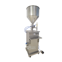 Machines de remplissage de bouteilles semi-automatiques en acier inoxydable au prix d'usine pour liquides, pâtes, cosmétiques, shampooings, gels douche
