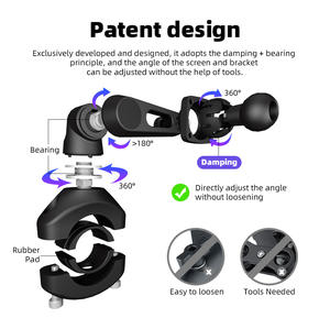 Système GPS Plug & Play transfrontalier neuf avec écran CarPlay/Android Auto étanche IP67 <span class=keywords><strong>de</strong></span> 5 pouces pour <span class=keywords><strong>moto</strong></span> avec Bluetooth 5.0 - Product Image 5
