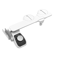 GALENPOO Bidet ultra-plat autonettoyant à jet d'eau froide, fixation bidet avant-arrière pour toilettes, pour les marchés américain et vietnamien