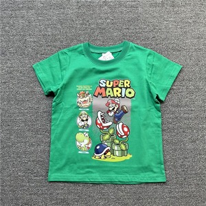   Camiseta para Niños, 6 Diseños, Estampado de <span class=keywords><strong>Mario</strong></span>, <span class=keywords><strong>Luigi</strong></span> y <span class=keywords><strong>Yoshi</strong></span>, Manga Corta, Cuello Redondo, Algodón, para Niños - Product Image 2