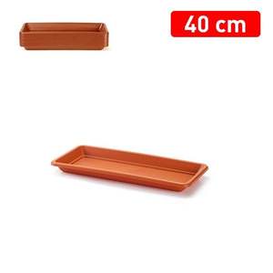 Base de pot de fleurs en plastique de 40 cm, design carré minimaliste, PLATO DE MACETA, jardinières en plastique pour plantes et fleurs, intérieur/extérieur - Product Image 1