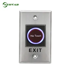 Exit Push Button 12V Exit Button Touchless No Touch Access Control Door Exit Push Button