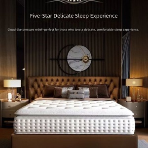 <span class=keywords><strong>Materasso</strong></span> a <span class=keywords><strong>molle</strong></span> <span class=keywords><strong>insacchettate</strong></span> in lattice memory foam arrotolabile per hotel a cinque stelle, spessore 300 mm, <span class=keywords><strong>con</strong></span> rivestimento in tessuto jacquard, per uso in camera da letto - Product Image 1