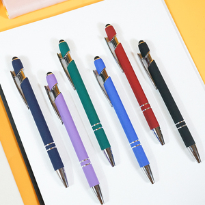 Free Sample Customized Wholesale Plastic <b>Pen</b> Promotional Advertising Gift Click <b>Ballpoint</b> <b>Pens</b> With Screen Touch - Product Image 5