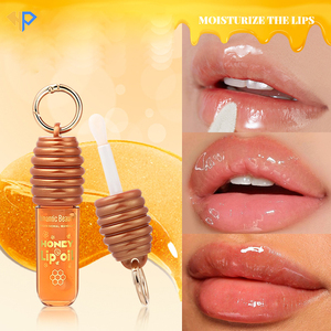 Huile à Lèvres Repulpante Mignonne et Scintillante au Miel, Hydratante et Nourrissante, Infusée de Vitamine C Naturelle et Biologique, OEM ODM, pour Tous - Product Image 1
