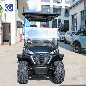 नई डिजाइन की गई गैसोलीन गोल्फ कार्ट गैस से चलने वाली बग्गी स्ट्रीट कानूनी रूप से लक्जरी गोल्फ कार - Product Image 5