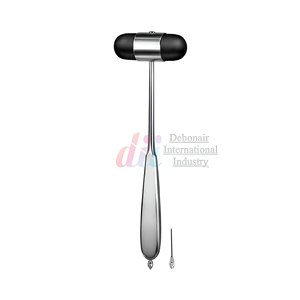 Marteau de réflexe de Dejerine neurologique 8 pouces en acier inoxydable, outil de diagnostic par percussion, fournisseur en gros - Product Image 6