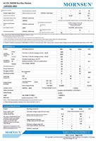 Module redresseur numérique AC-DC Mornsun LMR3000-4850 simple 3000W 53.5V CAN 2.0B, efficacité 96%, garantie 3 ans, télécommunications 85-300VAC
