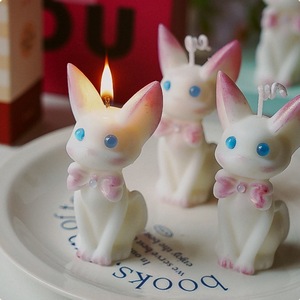 Vela Aromática con Forma de Gatito, Cera de Soja Mixta, Vela Decorativa Artística, Vela Creativa Hecha a Mano - Product Image 2