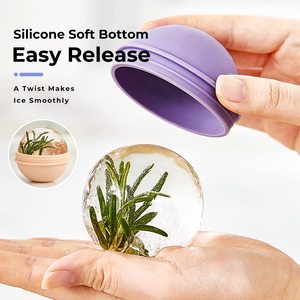 Factory Original Design Custom Big Sphere Silicone Christmas <strong>Toy</strong> Balls Whiskey <strong>Ice</strong> Ball Maker Round Circle <strong>Ice</strong> <strong>Cube</strong> Molds - Product Image 4
