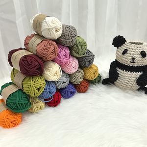 Fil <span class=keywords><strong>Fantaisie</strong></span> en Polyester 100% Tricoté Main 4mm <span class=keywords><strong>pour</strong></span> Panier de Rangement Rond, Sac, Tapis <span class=keywords><strong>au</strong></span> <span class=keywords><strong>Crochet</strong></span> et T-shirt, Caractéristique Haute Ténacité - Product Image 5