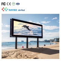 Panneau d'affichage numérique RAYBO High HD 3D FC grand écran LED vidéo mur écran de télévision extérieur pour centre commercial publicité bâtiment haut