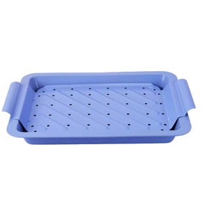 Cake Baking Pan Non-Stick Aluminum Plate Blue Cake Tray For Baking Sets - Product Image 4