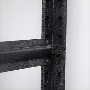 מדפי מתכת מוסך קל 5 שכבות ללא ברגים, מדף אחסון ברזל עם ציפוי אבקה, למדפים מחסן - Product Image 4