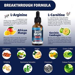 Private Label Keto Diet Drops Liquid Slimming Fat Burn Suppléments Coupe-faim naturel pour la gestion du poids - Product Image 3