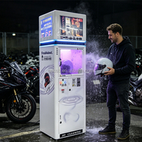 Distributeur automatique de désinfection et de nettoyage de casques de moto en acier inoxydable, entièrement automatique et facile à utiliser, en promotion