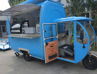 Tricycle électrique mobile à 3 roues avec panneau solaire, camion de nourriture, chariot de nourriture