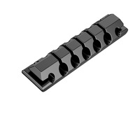 Cache-câbles de protection pour câbles de données, très vendu, minimaliste, pour bureau, en TPR/TPE/Nylon, auto-adhésif, organisateur de câbles combiné