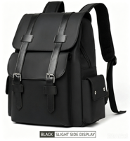 Sac à dos d'affaires vintage pour homme, antivol, résistant à l'eau, doublure en toile, multi-poches, polyester, logo personnalisé, sac à dos décontracté pour la journée
