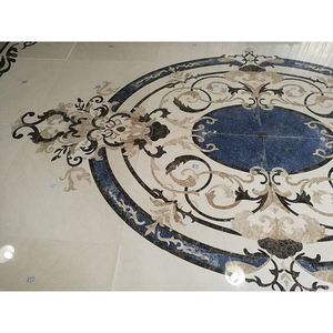 लक्जरी फ़ोयर डिजाइन वॉटरजेट दौर संगमरमर टाइल मंजिल पदक के लिए बिक्री - Product Image 5