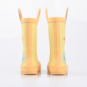 Bottes de pluie imperméables pour enfants avec petits autocollants de dinosaures et d'arbres - Product Image 4