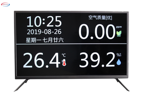 32 Polegada WIFI VOC PM2.5 <span class=keywords><strong>CO2</strong></span> HCHO Temperatura e Umidade Sensor <span class=keywords><strong>Monitor</strong></span> de Qualidade do Ar Solução Sensor Personalizado - Product Image 6