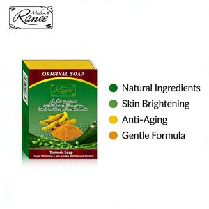 Barra de Limpieza Herbal Natural con Asafoetida <span class=keywords><strong>y</strong></span> Jengibre, Jabón con Aceites Esenciales Originales Madam Ranee - Product Image 2
