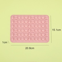 Nuevo molde de pastel de silicona de resina de oso ecológico 50 oso DIY Fondant QQ azúcar Chocolate bandeja de hielo juego para hornear para bolsa de comida de caramelo
