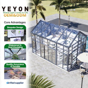 Yeyon 2026 OEM, Invernadero <span class=keywords><strong>de</strong></span> Acero <span class=keywords><strong>Estilo</strong></span> Filipino <span class=keywords><strong>de</strong></span> 10 pies x 10 pies, Lista <span class=keywords><strong>de</strong></span> Precios Sunnyjoy, Invernadero Residencial para Exteriores, Casa <span class=keywords><strong>de</strong></span> Cristal - Product Image 1