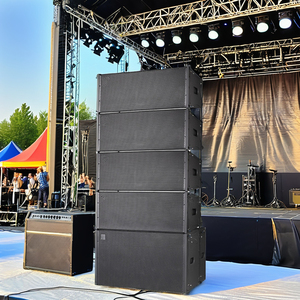 LA215 sistema de altavoces de matriz de línea dual profesional de 15 pulgadas 1200W-4800W altavoces de matriz de línea bidireccional para altavoz de música de club nocturno - Product Image 1