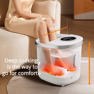 אמבטיה מתקפלת ניידת מפלסטיק איכותי, אמבט רגליים בהתאמה אישית עם עיצוב עבה וחזק, אמבטיה מתקפלת חדשה - Product Image 3