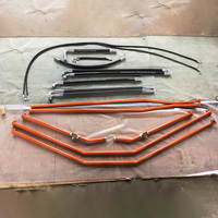 Pièces de machines de construction : Kit de tuyauterie hydraulique pour bras de pelle, accessoire auxiliaire, marteau brise-roche et tuyaux