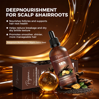 PUJIANA Serum Rambut Polygonum Multiflorum Cair Grosir 100ml Menutrisi Kulit Kepala Anti Rontok Menghaluskan Label Pribadi 100pcs