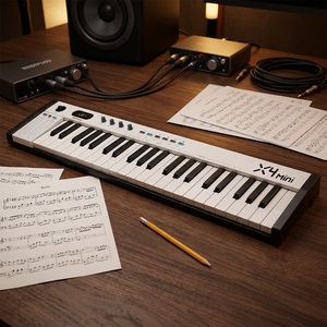 Controlador de Teclado MIDI USB Midiplus Xmini II de 49 Teclas, Controlador DAW Profesional Portátil de Teclas Delgadas con Escalas Inteligentes <span class=keywords><strong>para</strong></span> Estudio - Product Image 4