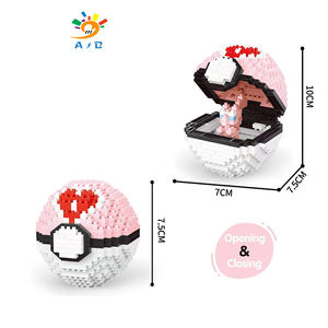 AJB DIY modelo de construcción de plástico juguete educativo Poke <span class=keywords><strong>Gollum</strong></span> Ball juego de bloques de construcción de micropartículas para niños - Product Image 5