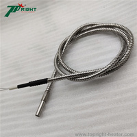 Pemanas cartridge diameter 6x20mm 24 v 40w 12 v pemanas cartridge untuk printer 3d