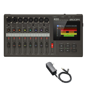 Station de travail d'enregistrement numérique multi-pistes tout-en-un <span class=keywords><strong>Zoom</strong></span> <span class=keywords><strong>R20</strong></span>, enregistreur portable 16 pistes avec interface USB - Product Image 2