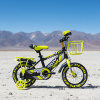 Vélo de sport QUQI, prix d'usine, vélos pour enfants de 12-14-16 pouces, VTT pour enfants avec roues d'apprentissage et panier en métal