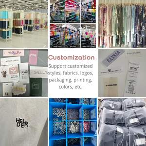 أحدث أطقم بيجامات نسائية مخصصة للبيع بالجملة للشتاء مكونة من قطعتين بأكمام طويلة وطباعة من القطن الشاش ذي الثنيات العميقة - Product Image 3