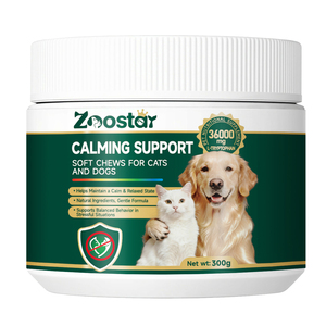 อาหารเสริมแบบเคี้ยวสำหรับสัตว์เลี้ยง OEM/ODM ช่วยให้สุนัขและแมวสงบและผ่อนคลาย - Product Image 1