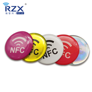 RFID NFC <span class=keywords><strong>Epoxy</strong></span> tag phương tiện truyền thông xã hội chia sẻ NFC Tag với <span class=keywords><strong>Epoxy</strong></span> đính kèm vào mặt sau của điện thoại trường hợp chống kim loại - Product Image 5