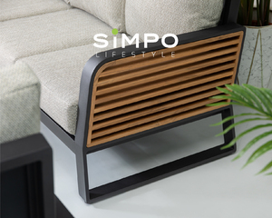 SIMPOLIFESTYLE Poltrona Premium Minimalista per Esterni, <span class=keywords><strong>Sdraio</strong></span> <span class=keywords><strong>da</strong></span> <span class=keywords><strong>Giardino</strong></span>, Terrazza, Hotel, Resort, Cortile - Product Image 4